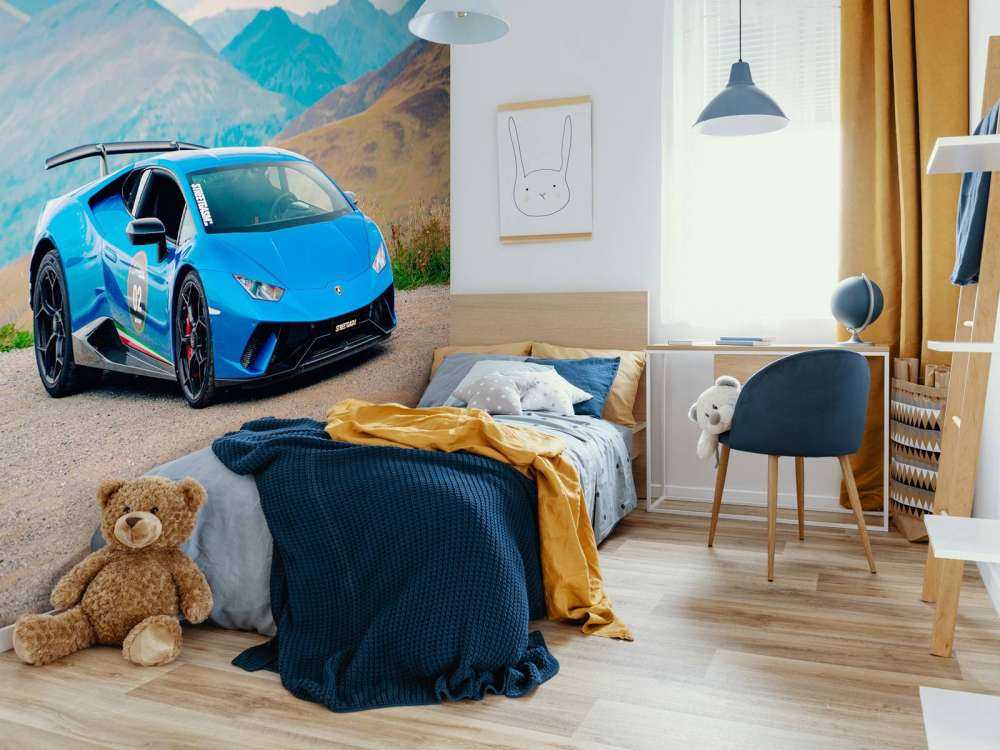 Lamborghini Huracán STO in de bergen