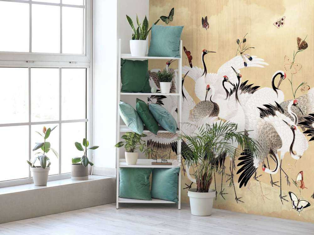 Golden Dance of Cranes