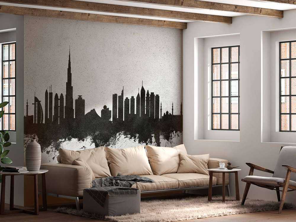 Waterverf skyline, Dubai