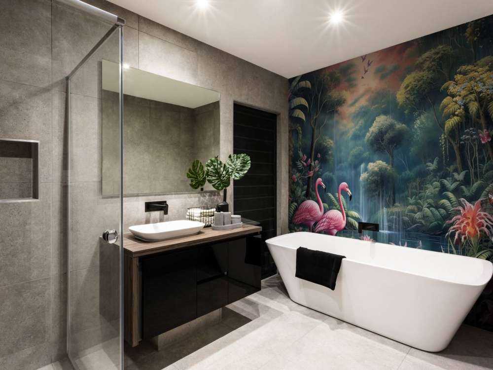 Schemerige Flamingo Eden