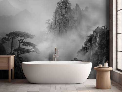 Huang Shan In The Fog