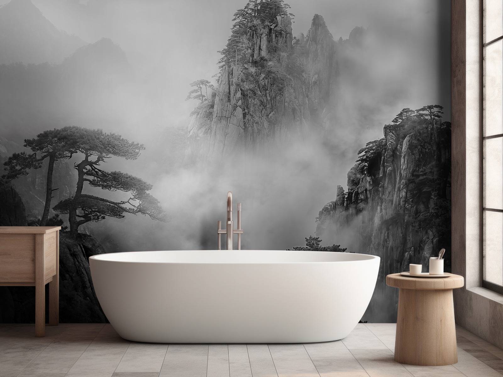 Huang Shan In The Fog