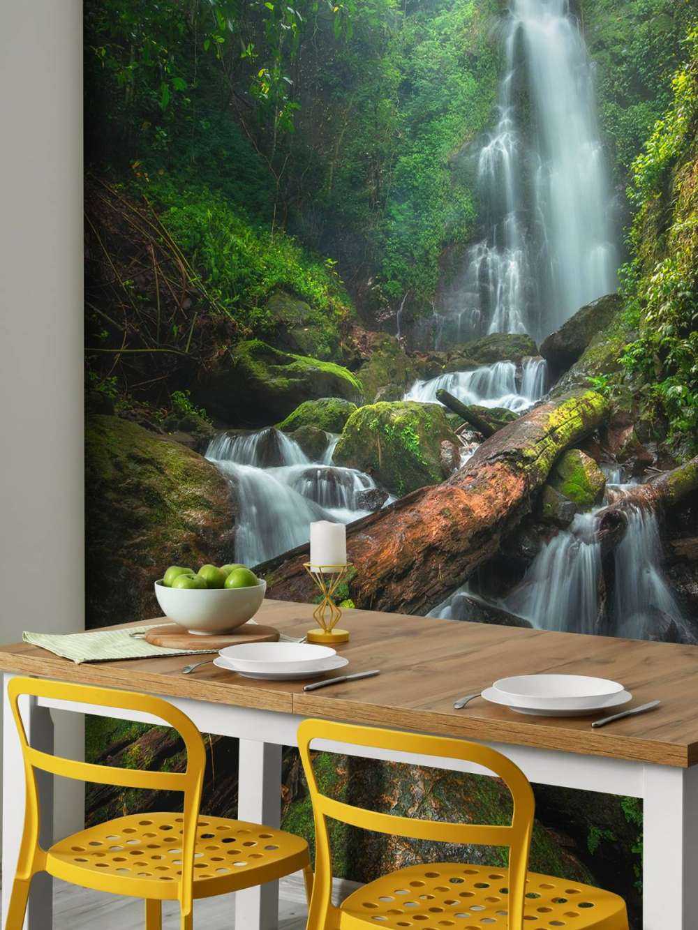 Close-up van waterval