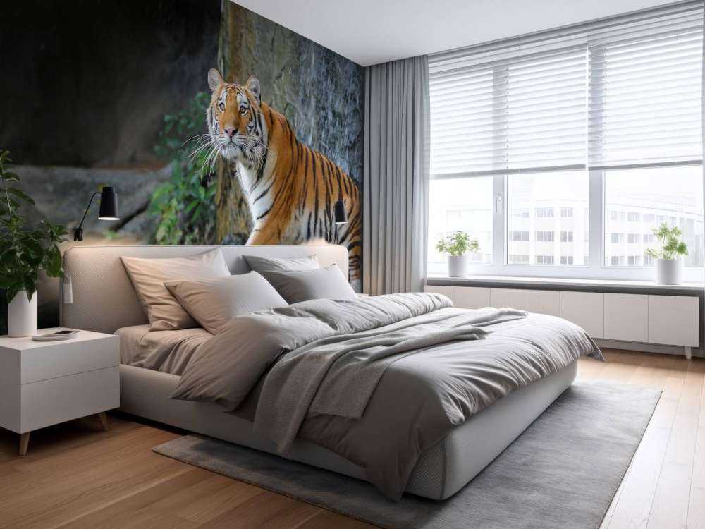 Een grote Sumatraanse tijger