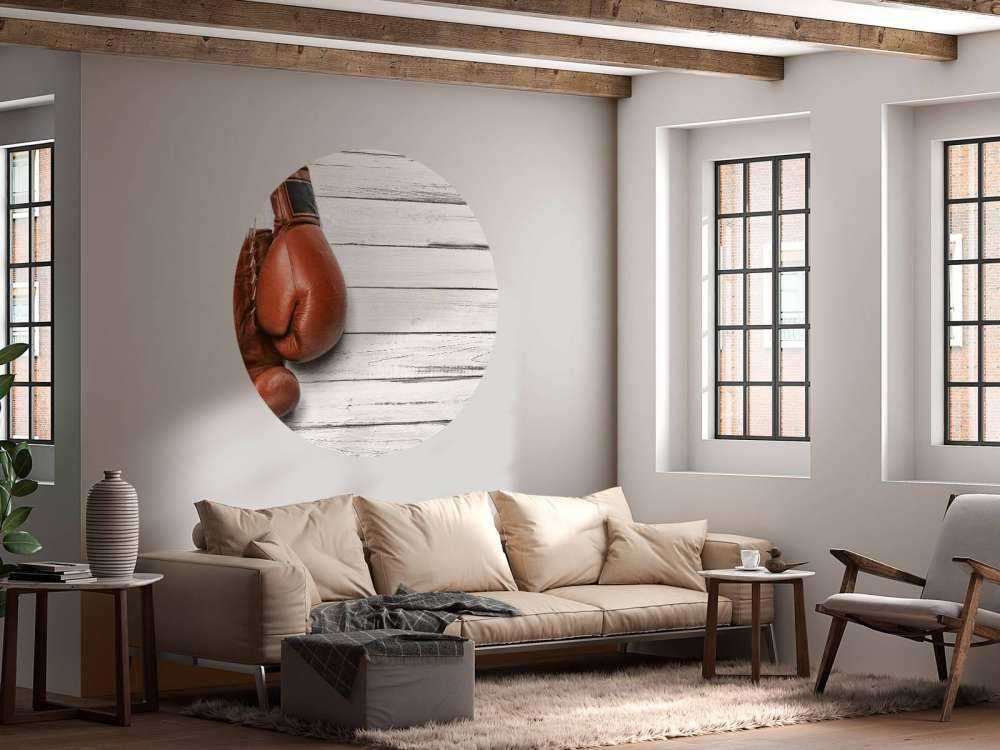 Old school rode bokshandschoenen