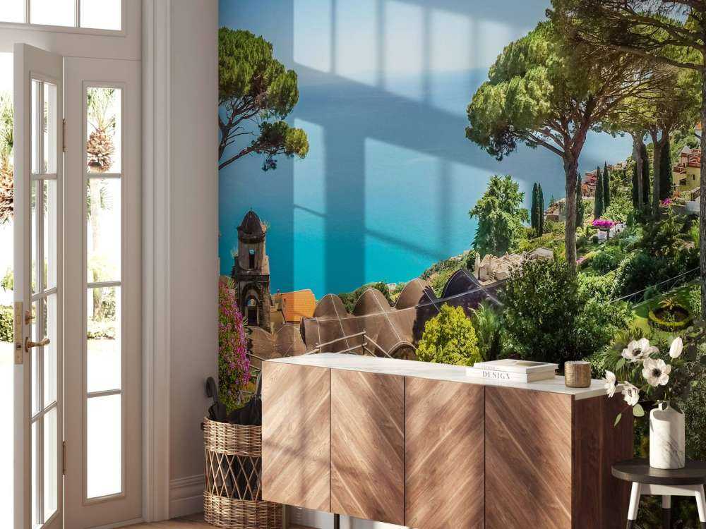 Uitzicht foto aan de kust van Italië