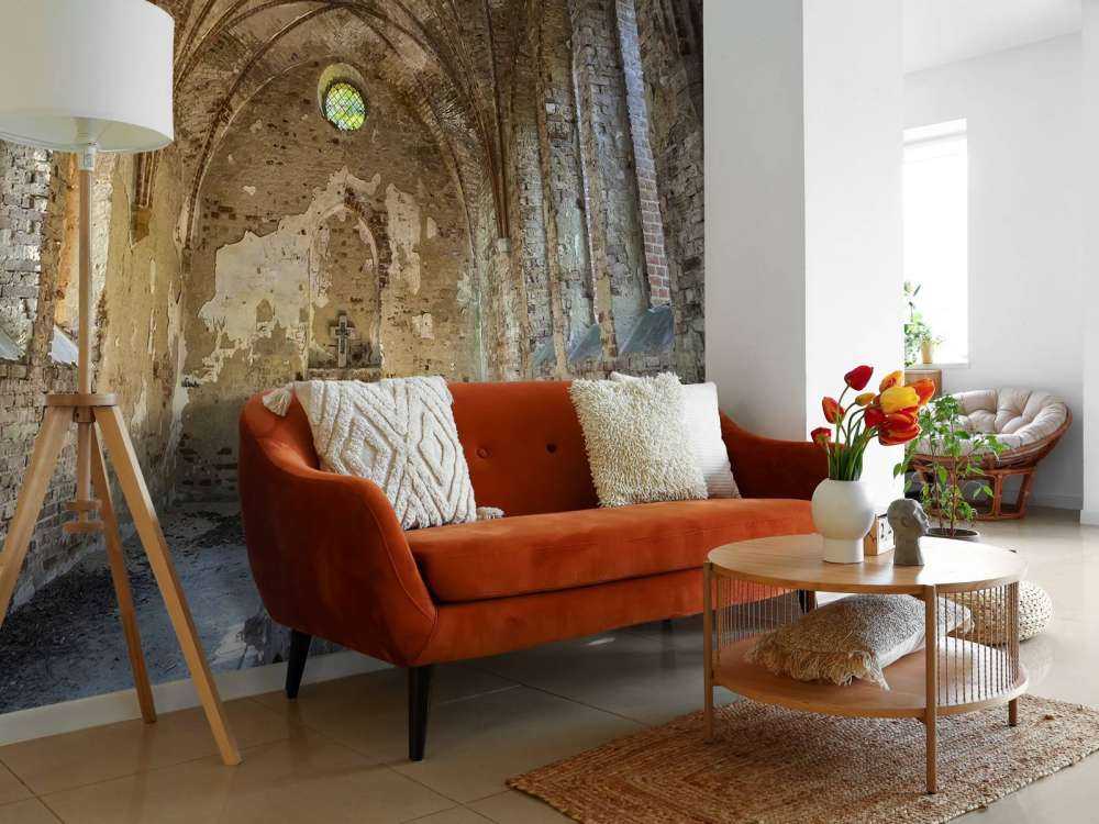 Binnenkant oude kerk