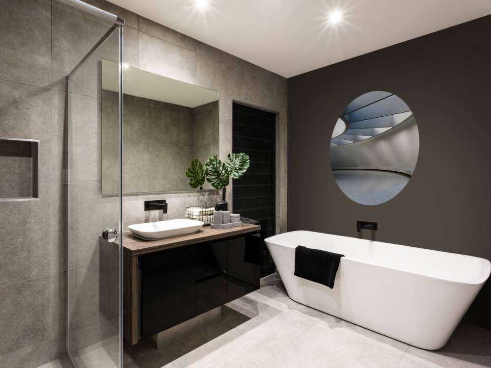 Architectonische betonnen ruimte