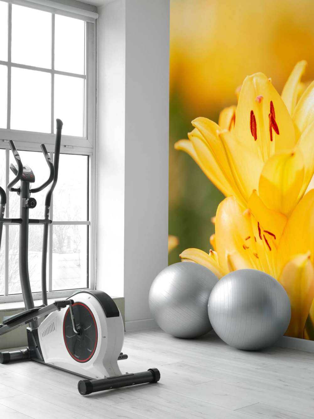 Bloeiende gele bloem