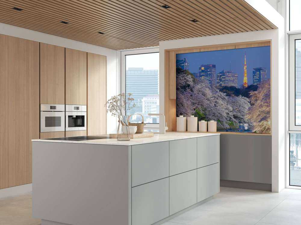 Sakura kersenbloesem met de Tokyo Tower op de achtergrond