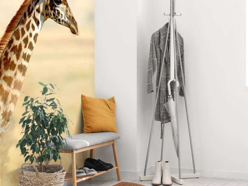 Giraffe in Nationaal Park van Kenia