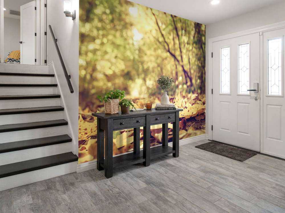 Bladeren in het Bos tijdens de Herfst