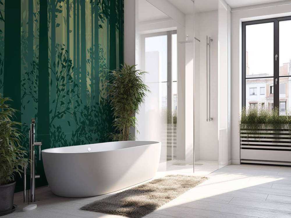 Abstract boslandschap