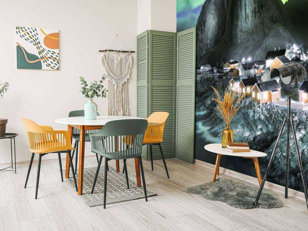 Noorderlicht boven Hamnøy