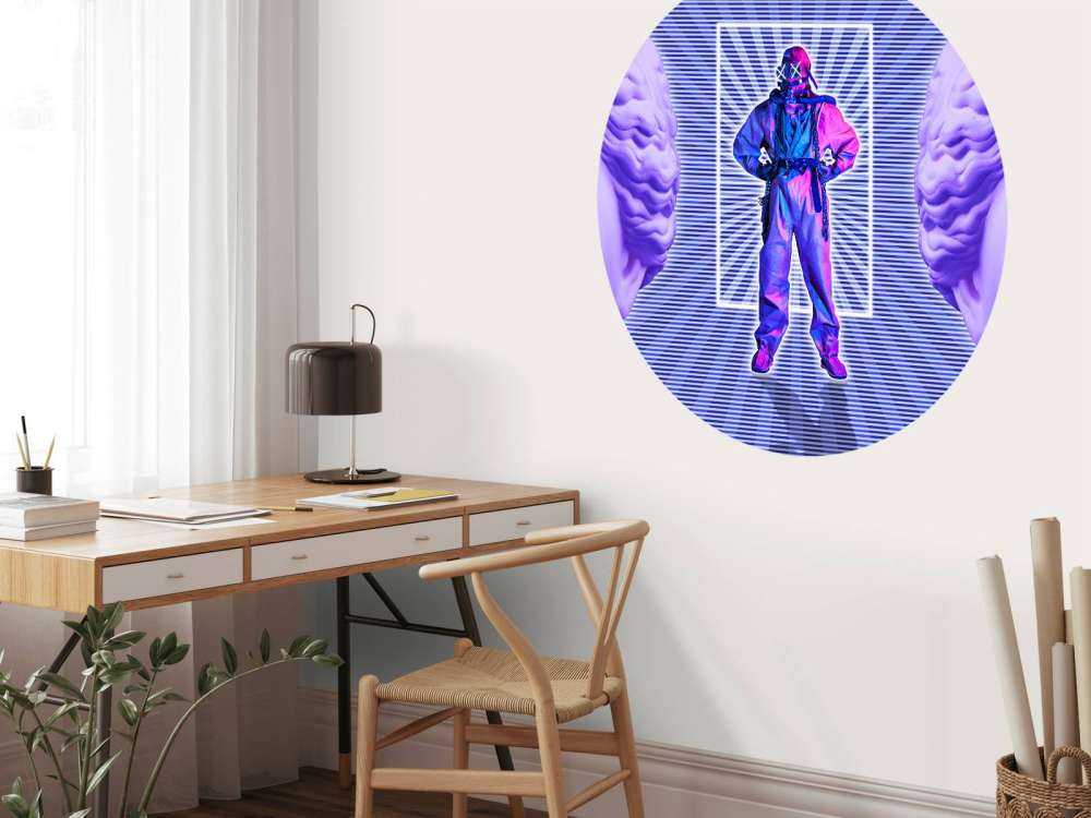 Modern design met Griekse standbeelden