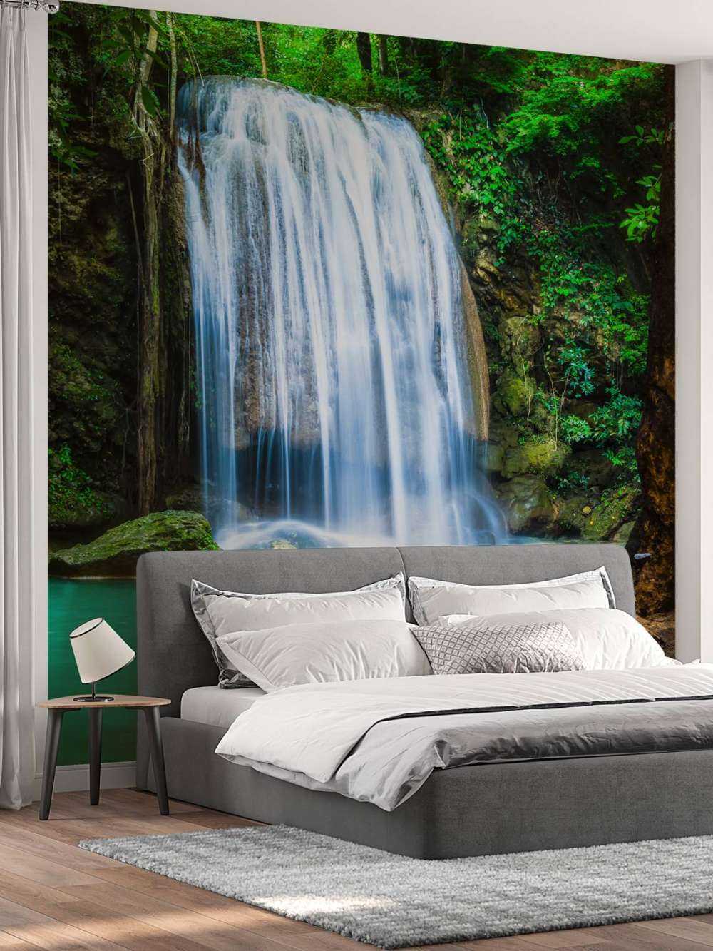Blauwe waterval