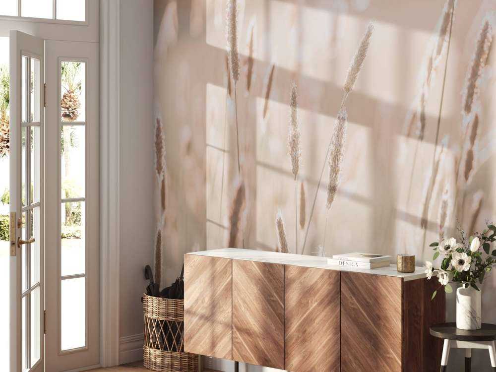 Zonlicht door weiland