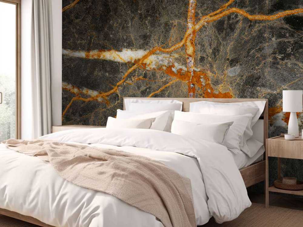 Marmer met koperkleur