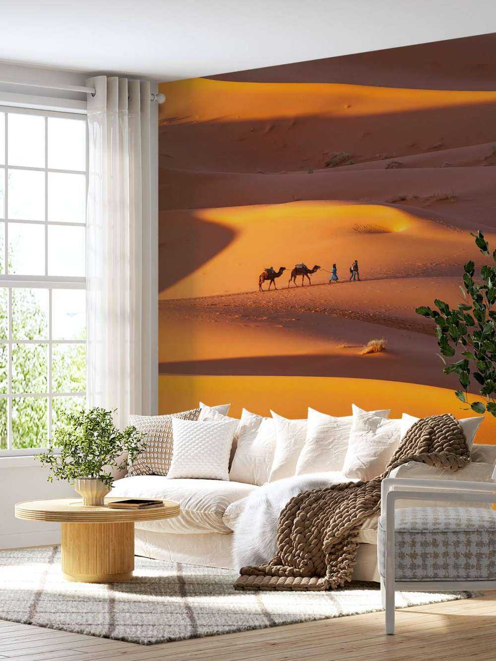 Bovenaanzicht woestijn