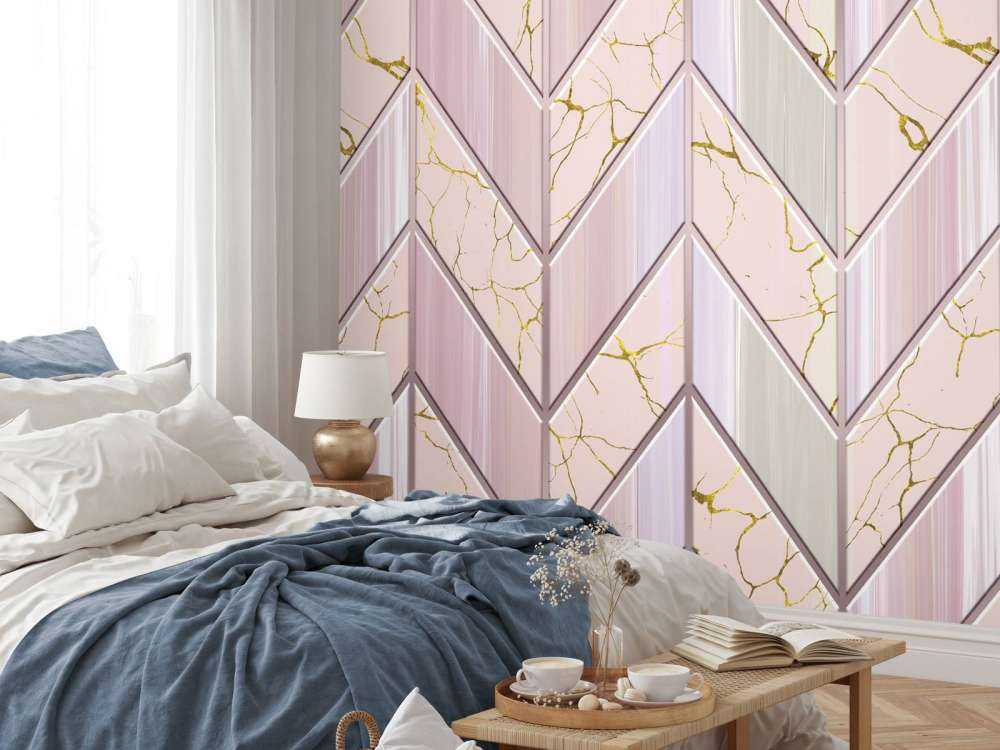 Tegelpatroon roze